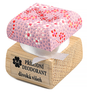 RAE Přírodní krémový deodorant divoká višeň barevná krabička 15 ml