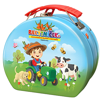 TEREZIA Rakytníček + multivitaminové želatinky 50 kusů Kufřík Traktor (Vitamíny a multivitamíny pro děti) - Vícesložkové