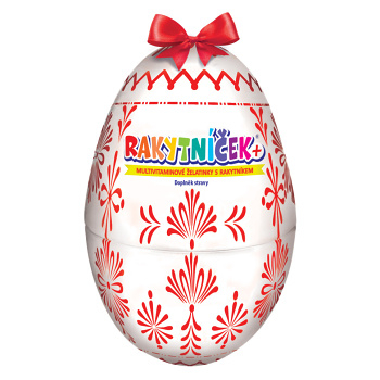 TEREZIA Rakytníček+ želatinky velikonoční vejce bílé 50 ks