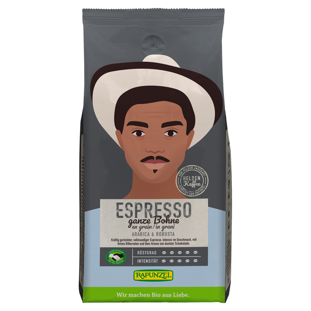 Levně RAPUNZEL Espresso zrnková káva BIO 250 g