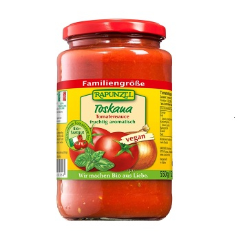 RAPUNZEL TOSKANA omáčka na těstoviny BIO 550 g (Omáčky) - BIO