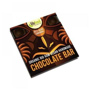 Raw čokoláda z nepraženého kakaa BIO 95% kakao se skořicí 35g