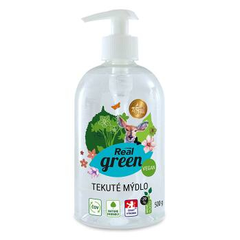 REAL GREEN CLEAN Tekuté mýdlo s pumpou 500 g