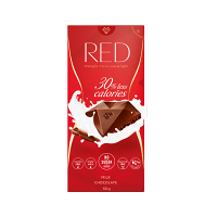 RED Mléčná čokoláda bez přidaného cukru 100 g
