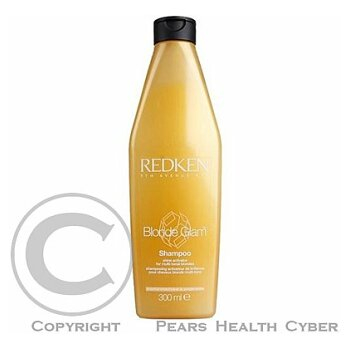 Redken Blonde Glam Shampoo  300ml Pro blond a melírované vlasy (Tužidla na vlasy)