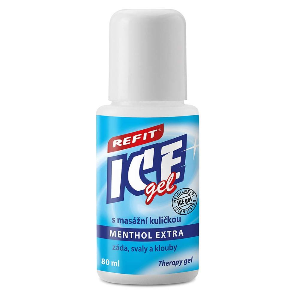 Levně Refit Ice gel roll-on Menthol 2.5% na záda 80ml