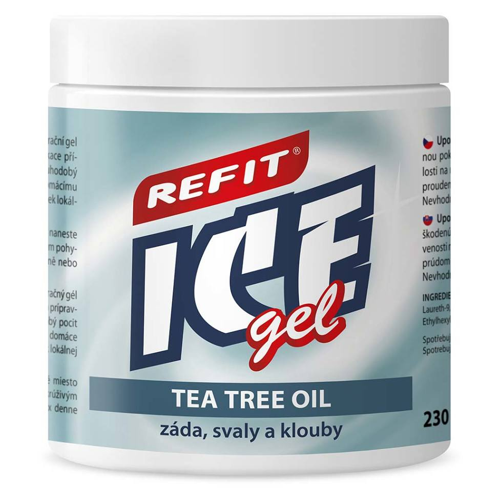 Refit Ice masážní gel s tea tree oil 220ml