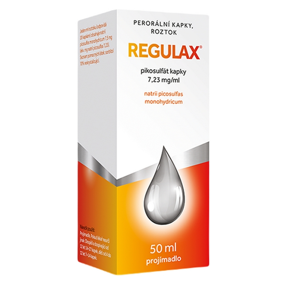 E-shop REGULAX Pikosulfát kapky 375 mg 50 ml