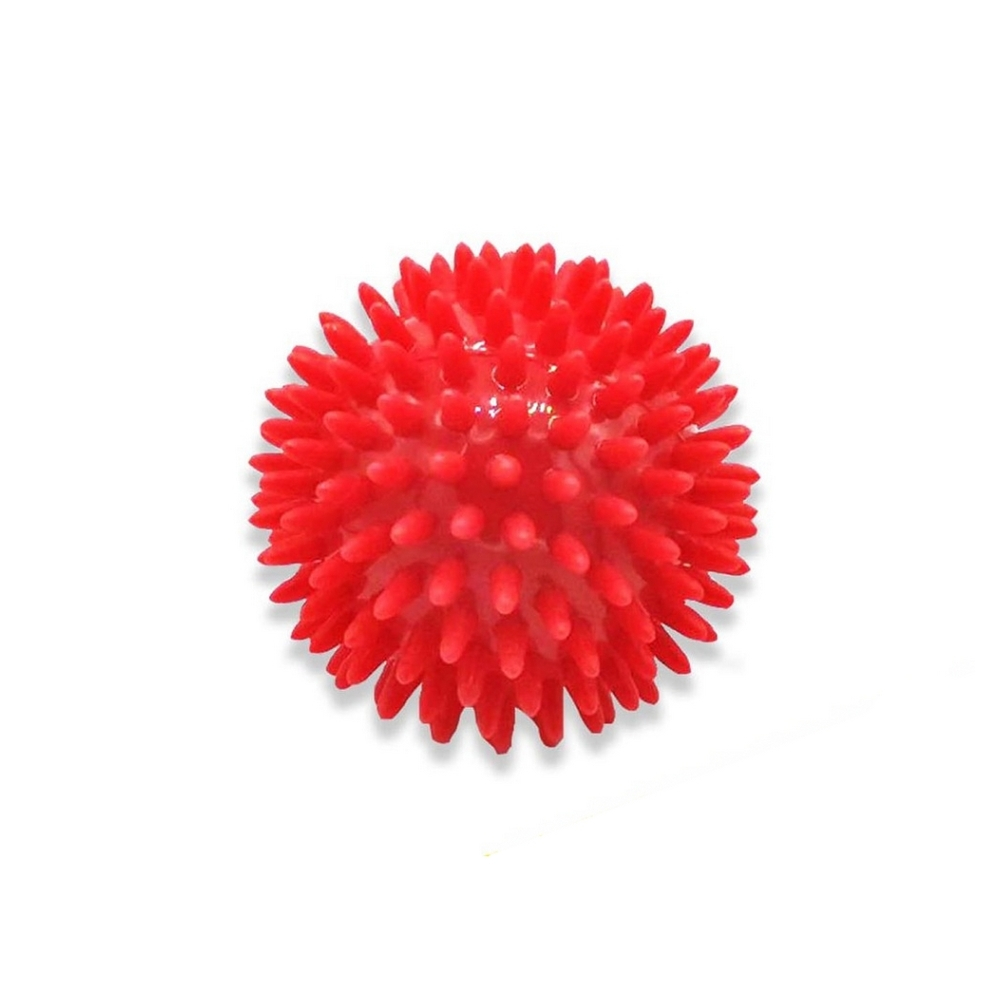 E-shop REHABIQ Masážní míček ježek červený 8 cm