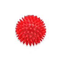 REHABIQ Masážní míček ježek červený 8 cm