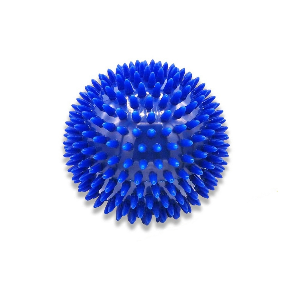 Levně REHABIQ Masážní míček ježek modrý 10 cm