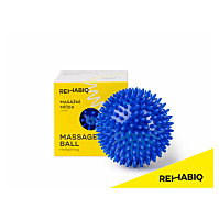 REHABIQ Masážní míček ježek modrý 10 cm