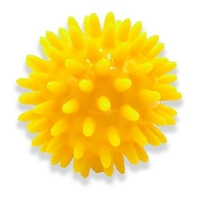 REHABIQ Masážní míček ježek žlutý 6 cm
