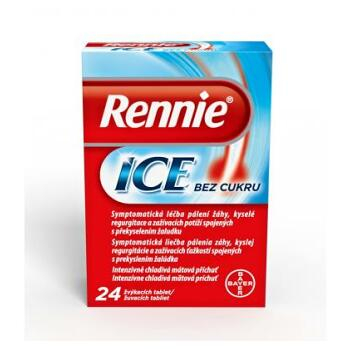 Rennie Ice bez cukru žvýkací tablety 24 ks