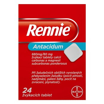 RENNIE Žvýkací tablety 24 tablet