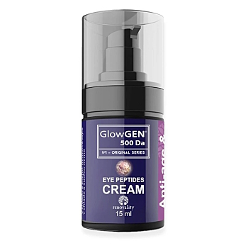 RENOVALITY GlowGEN Peptides oční krém 15 ml (Oční krémy) - Omlazující, Hydratační, Regenerační, Rozjasňující, Zpevňující, Denní, Noční, Vyhlazující, Denní péče, Noční péče