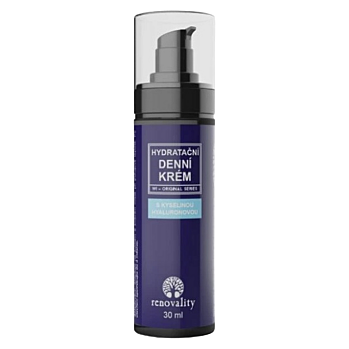 RENOVALITY Hydratační denní krém s kyselinou hyaluronovou 30 ml (Přírodní pleťové krémy) - Přírodní