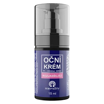 RENOVALITY Oční krém Rozjasňující 15 ml (Přírodní pleťové krémy) - Přírodní