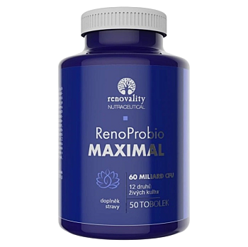 RENOVALITY RenoProbio Maximal 50 tobolek (Probiotika a laktobacily) - Vícesložkové