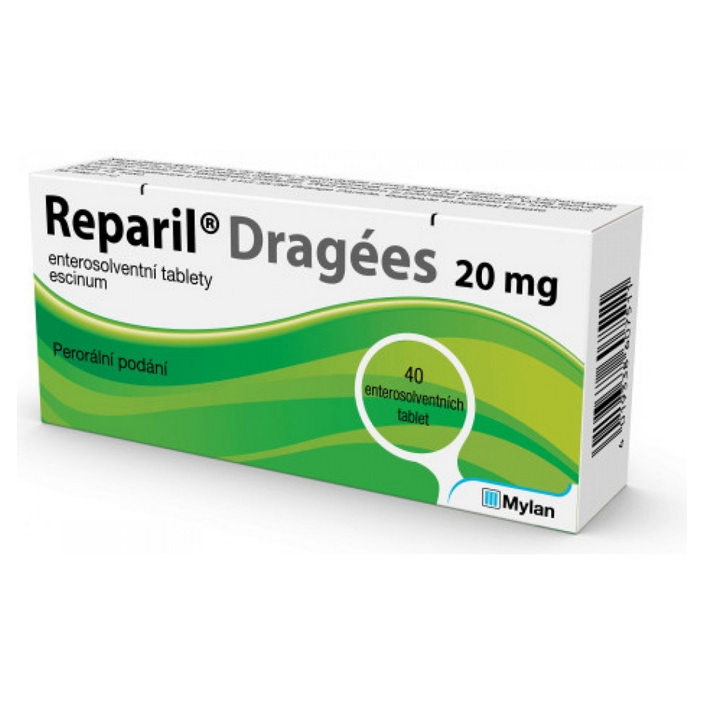Levně REPARIL - Dragées 20 mg 40 tablet