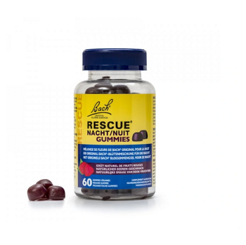 RESCUE® NIGHT Gummies želatinové pastilky 60 kusů (Homeopatické doplňky stravy) - Přírodní, Vícesložkové