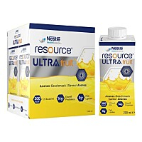 RESOURCE Ultra fruit ananas perorální roztok 4 x 200ml