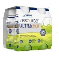 RESOURCE Ultra fruit perorální roztok jablko 4 x 200ml