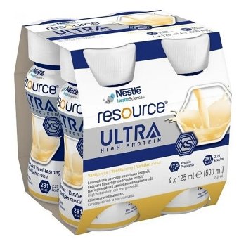 RESOURCE Ultra hight protein vanilkový 4 x 125 ml (Výživa v nemoci a pro seniory) - Doplňkové