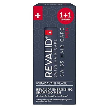 Revalid Energizing Shampoo MEN 200ml 1+1 ZDARMA (Kosmetické balíčky)