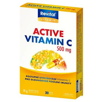 REVITAL Active vitamin C 500 mg 30 kapslí