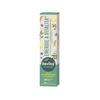 REVITAL Botanicals energie a vitalita 20 šumivých tablet (Energie a únava) - Vícesložkové