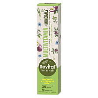 VITAR Revital Botanicals Multivitamin+minerály 20 šumivých tablet
