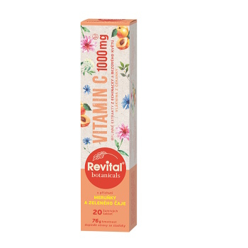 REVITAL Botanicals vitamin C 1000 mg 20 šumivých tablet (Vitamíny na imunitu) - Vícesložkové