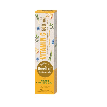 REVITAL Botanicals vitamin C 500 mg 20 šumivých tablet