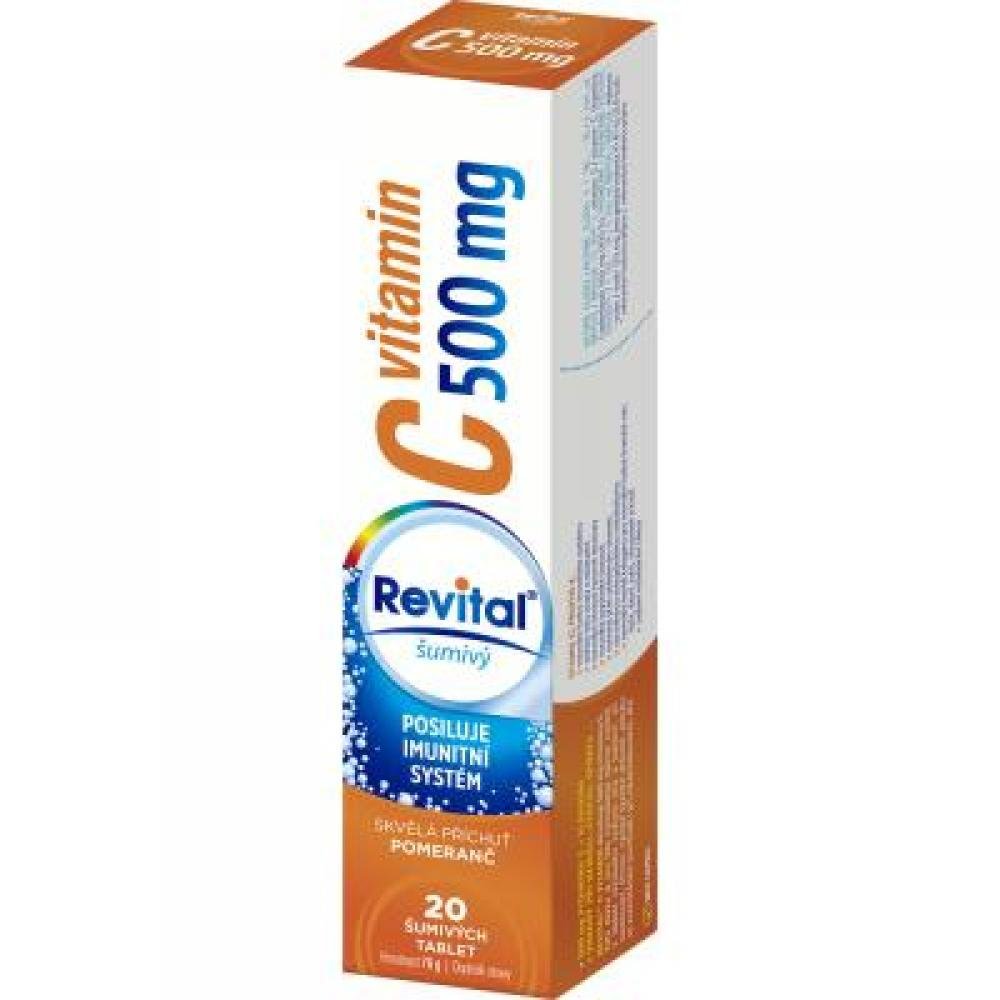 Revital Cé vitamin - 500 mg 20 šumivých tablet