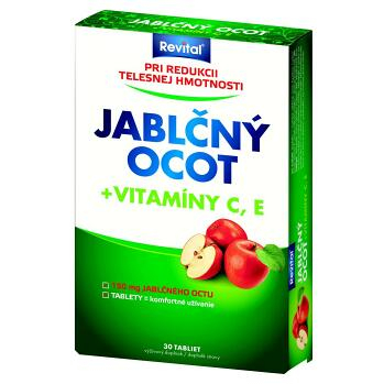 REVITAL Jablečný ocet + vitamin C + vitamin E 30 tablet