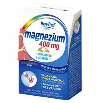 REVITAL Magnezium 400mg + vitamin B6 + vitamin C 16 sáčků