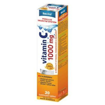 VITAR Revital Vitamin C 1000 mg Citrón + pomeranč šumivé tablety 20 ks