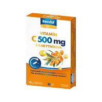 REVITAL Vitamin C 500mg s rakytníkem 30 kapslí