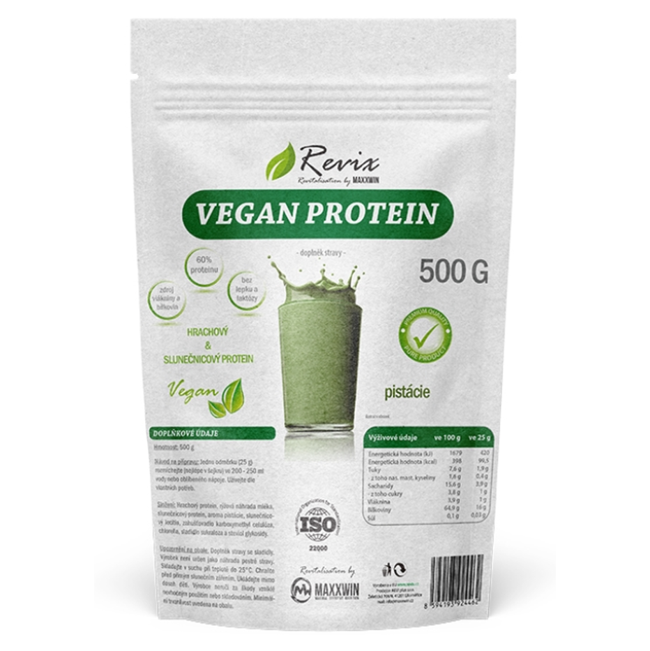 REVIX Vegan protein příchuť pistácie 500 g