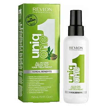 REVLON PROFESSIONAL Bezoplachová péče Uniq One Green Tea 150 ml (Bezoplachová péče o vlasy)