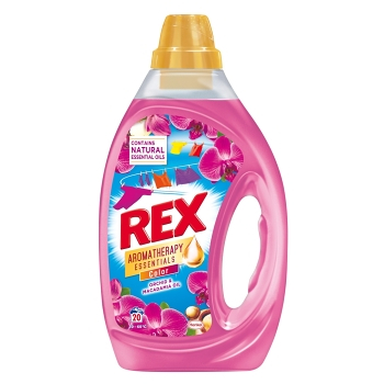 REX Prací gel Orchid & Macadamia Essentials Oils 1l 20 praní