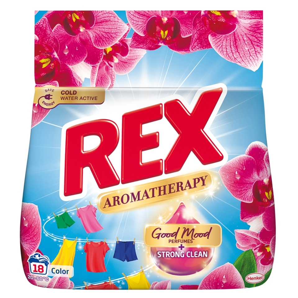 E-shop REX Prací prášek Aromatherapy Orchid Color Box 18 praní 990 g