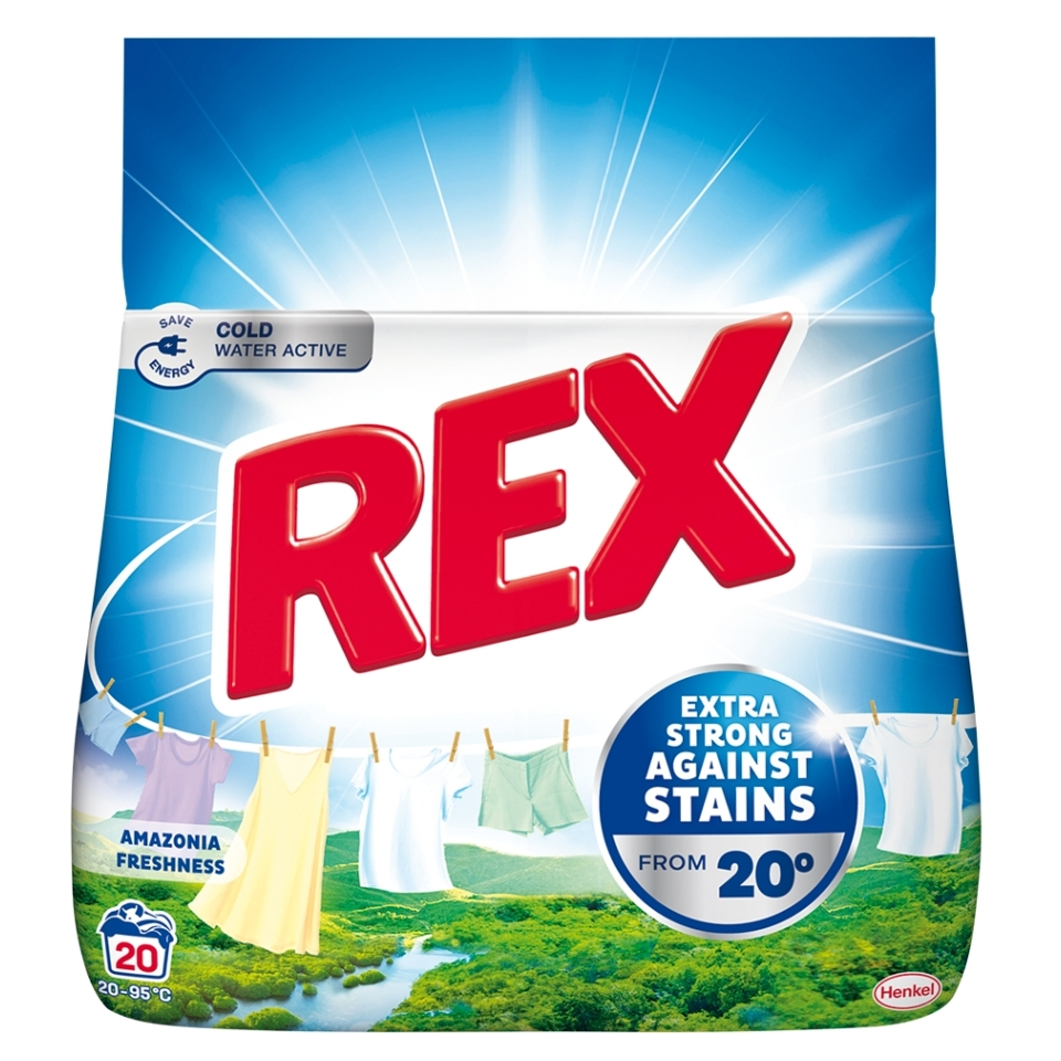 REX Prací prášek Amazonia 20 praní 1,1 kg