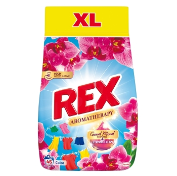 REX Aromatherapy Prací prášek Orchid Color 45 praní 2,475 kg (Prací prášky)