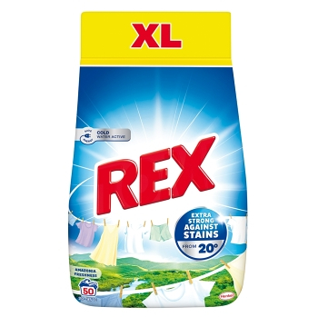 REX Prací prášek Amazonia Freshness 50 praní 2,75 kg (Prací prášky)