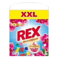REX Aromatherapy Prací prášek Orchid Color Box 54 praní 2,97 kg