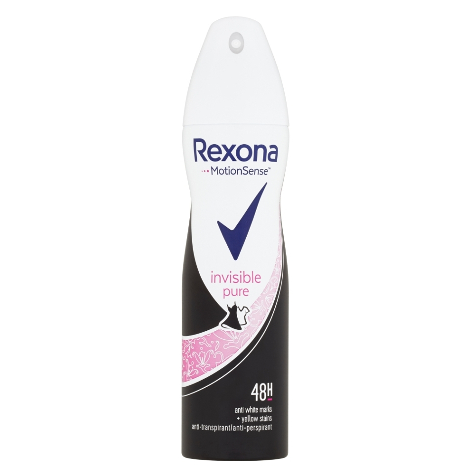 Levně REXONA Invisible Pure Antiperspirant sprej 150 ml