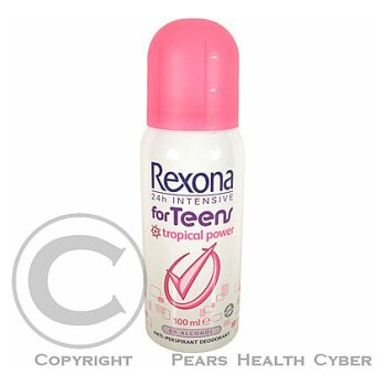 REXONA for teen´s spray tropical power,100ml (Tělové spreje)