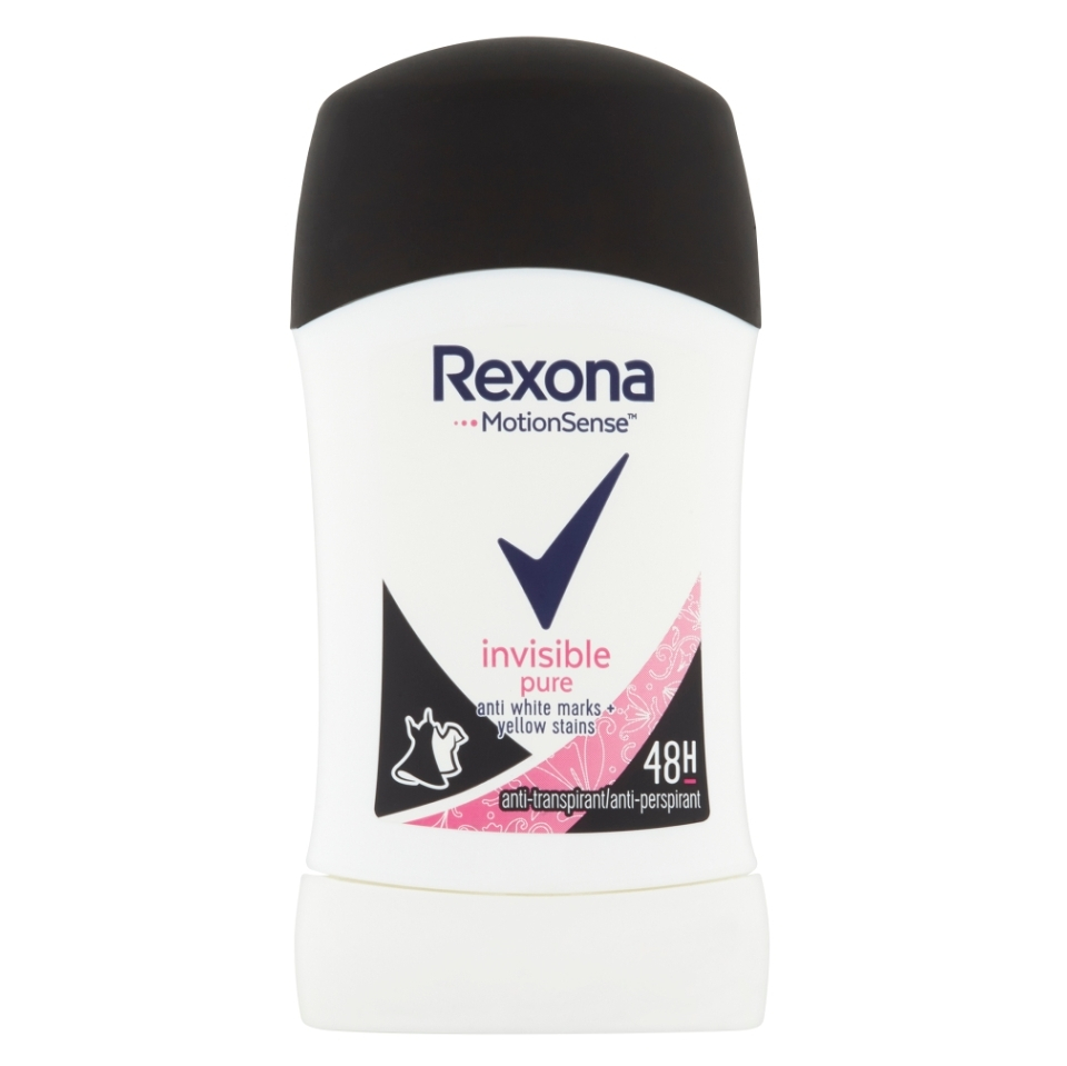 Levně REXONA Invisible Pure Tuhý antiperspirant 40 ml
